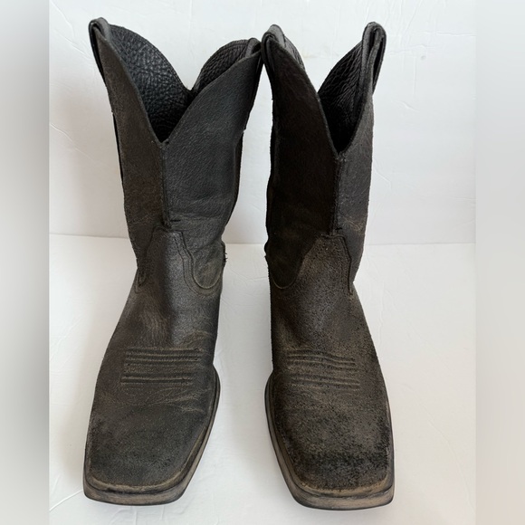 Ariat Other - Ariat Men’s Black Leather Cowboy Boots‎ size 12 D